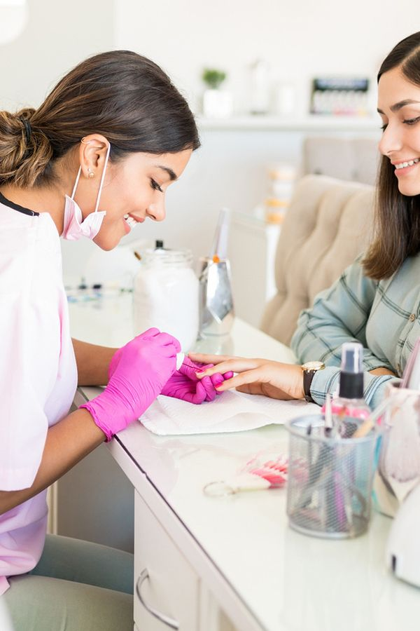 Nail salon interior